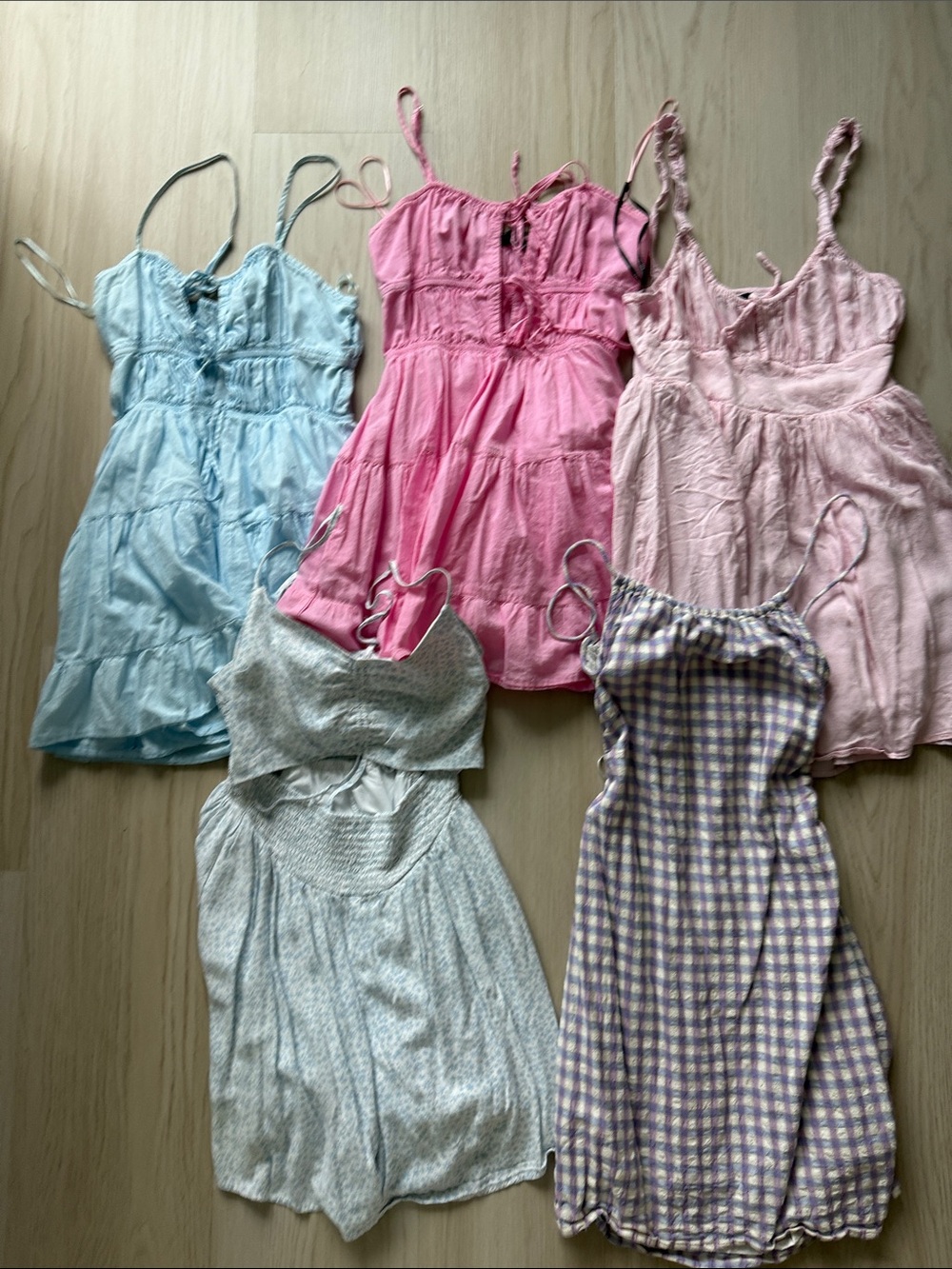 Lot of Med sundresses from Hollister L Space Cotton Candy LA